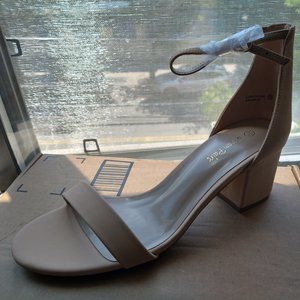 New Formal Nude Block Heels